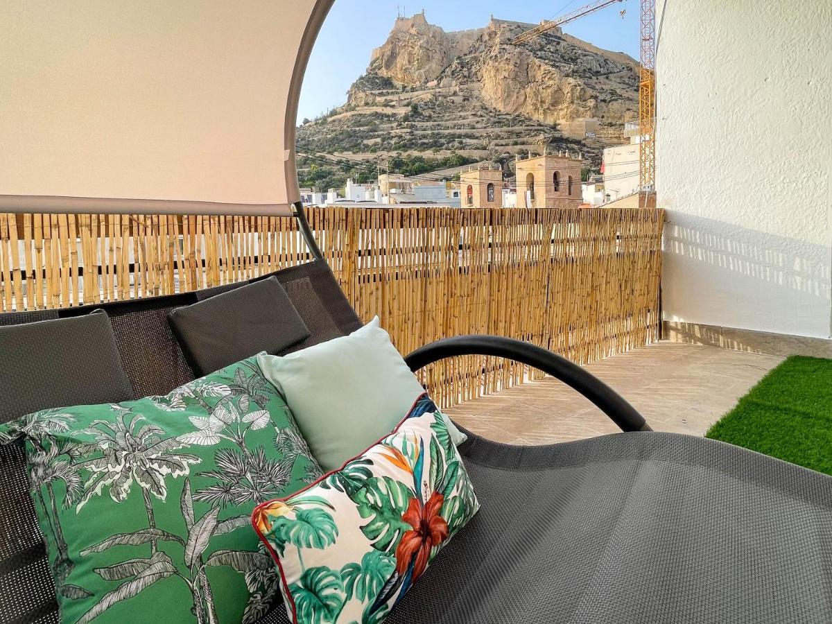 La Terraza. Vistas Al Castillo A 1 Min. De La Playa Αλικάντε Εξωτερικό φωτογραφία
