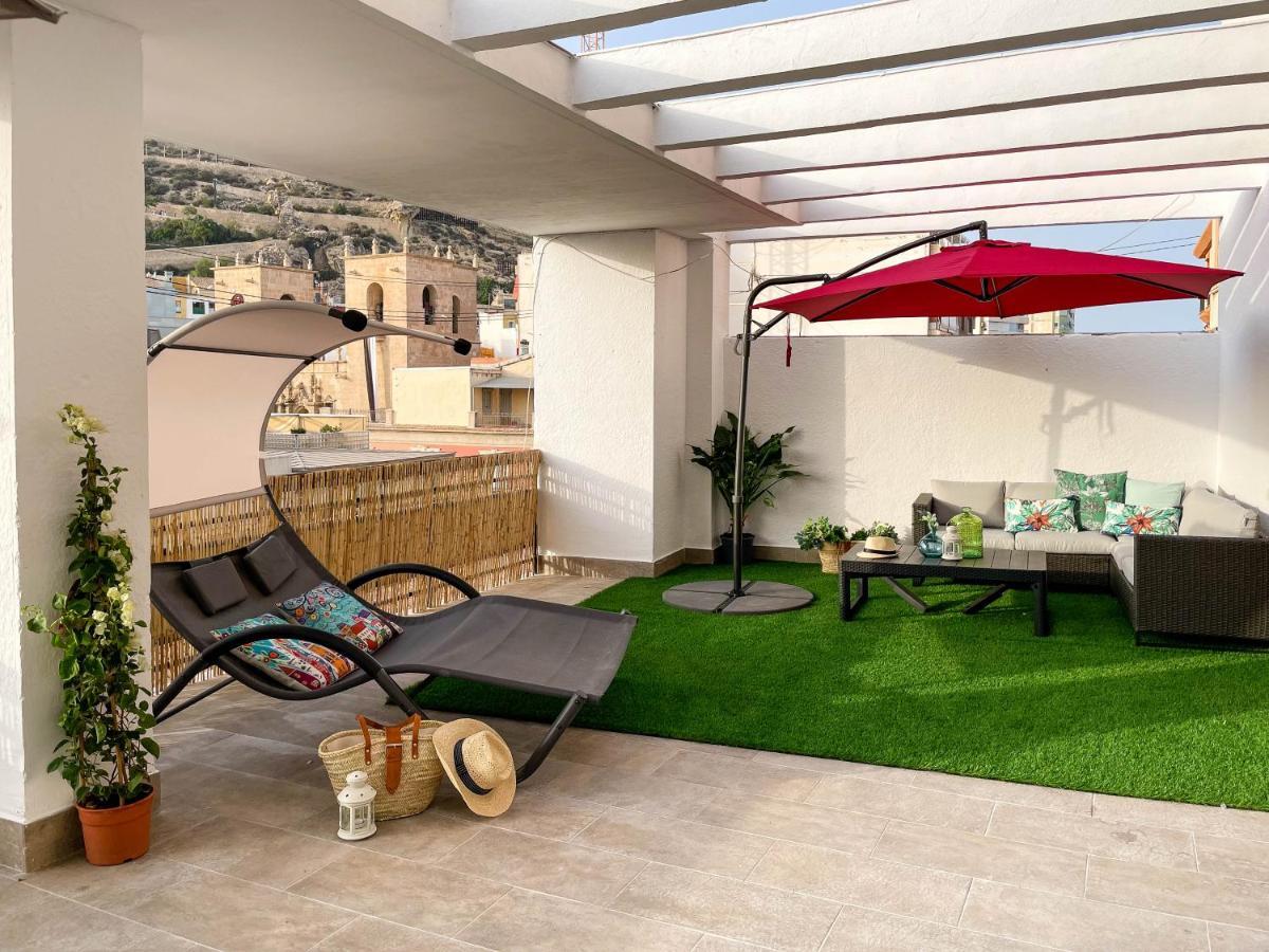 La Terraza. Vistas Al Castillo A 1 Min. De La Playa Αλικάντε Εξωτερικό φωτογραφία